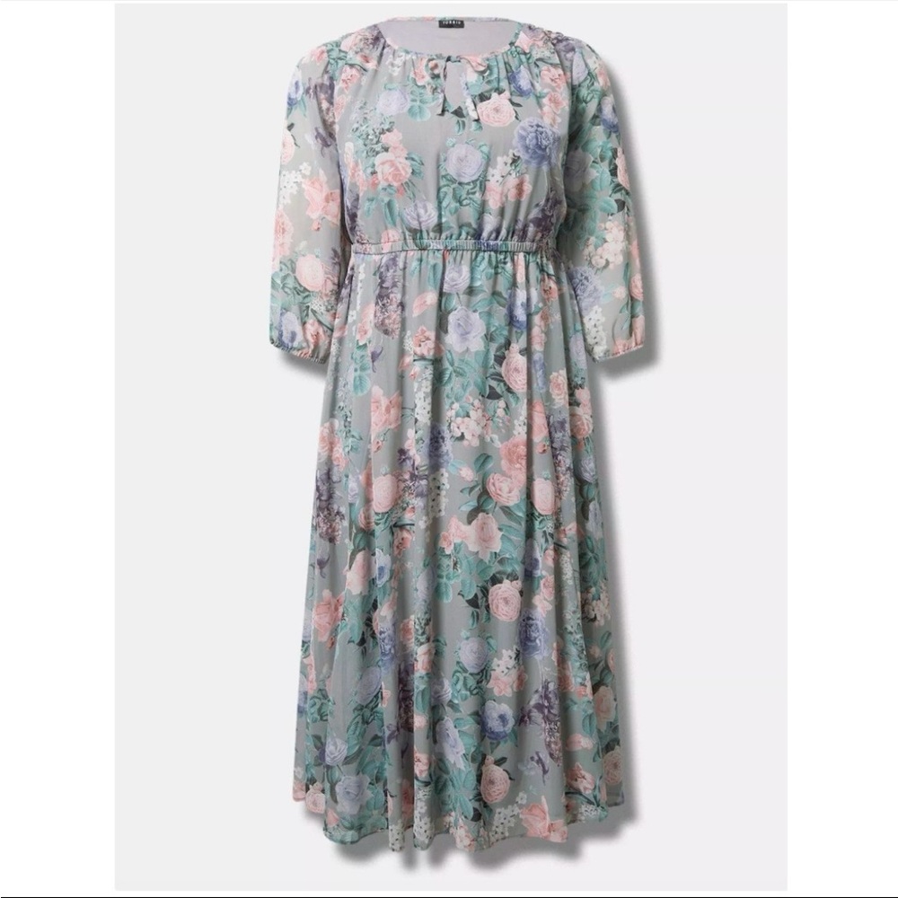 torrid Pastel Floral Maxi Dress